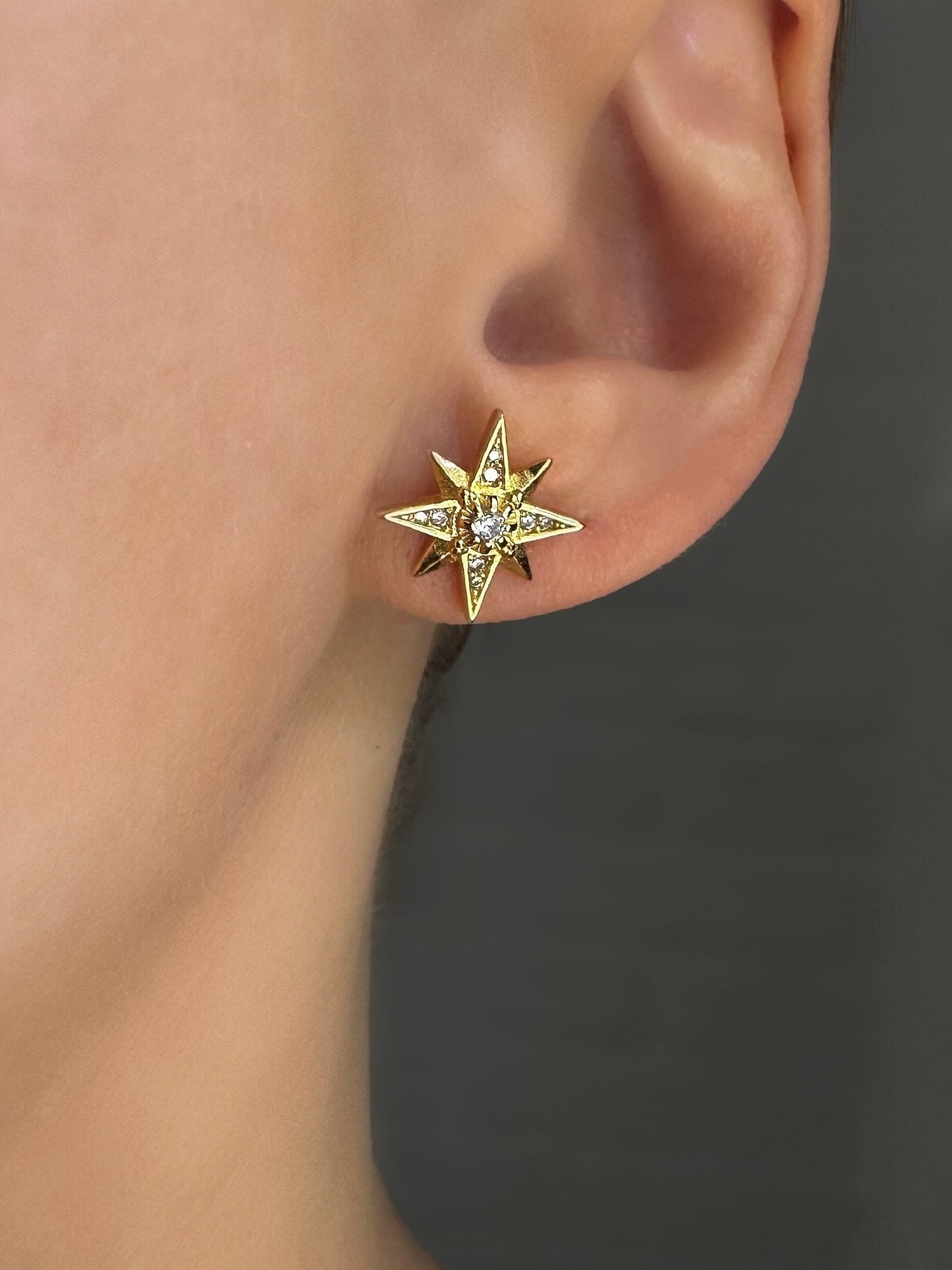 Boucles d'oreilles à tige étoiles