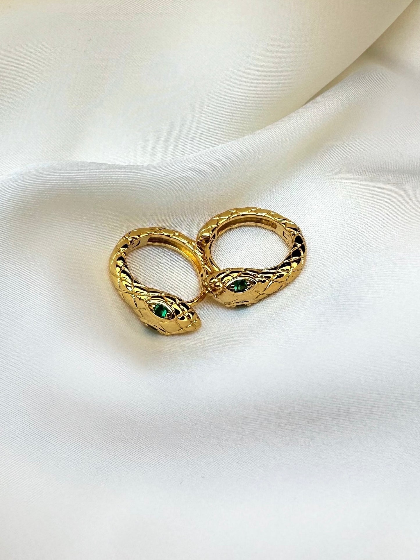 Snake Mini Hoop Earrings