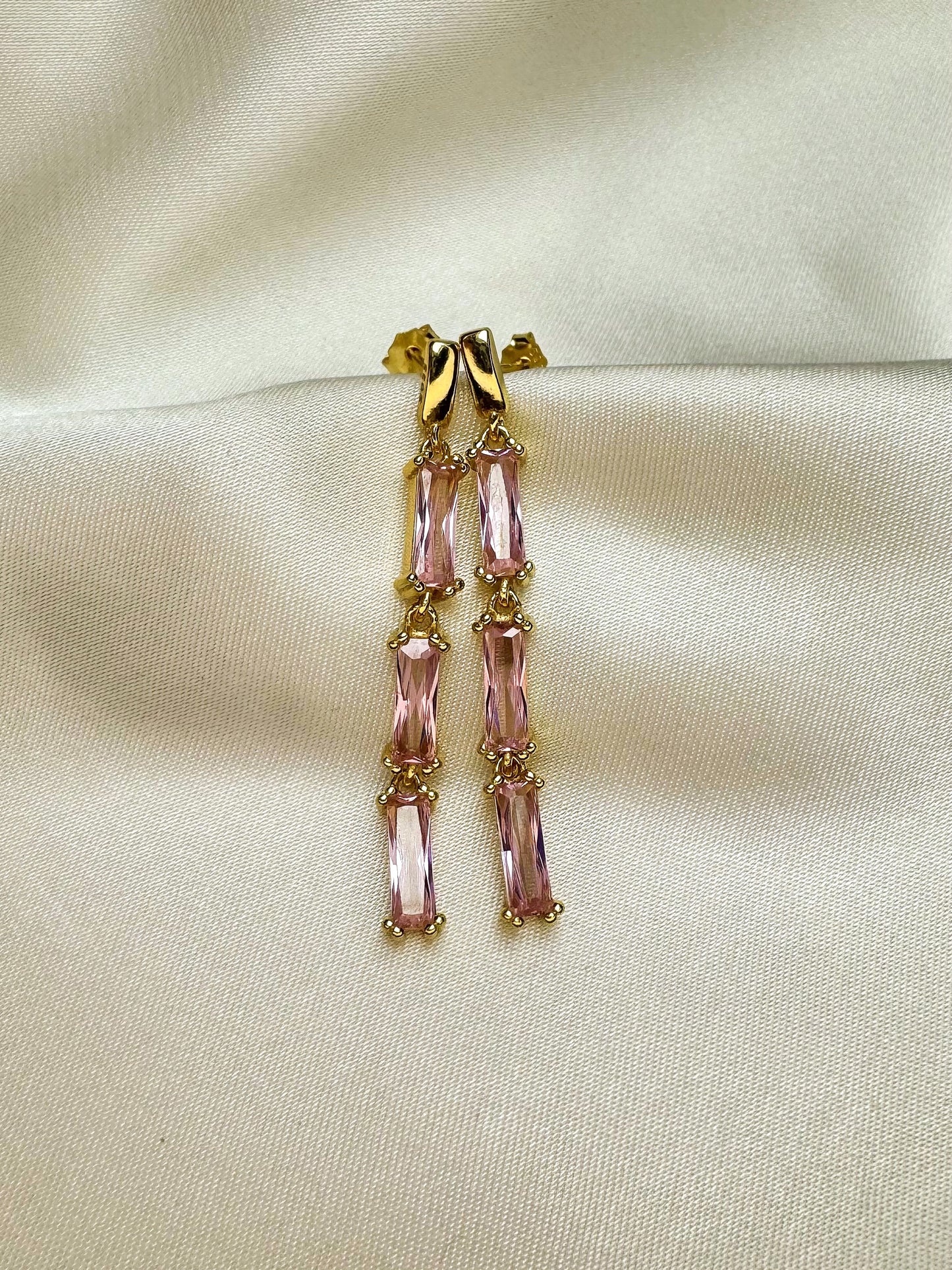 Pink Rain Earrings